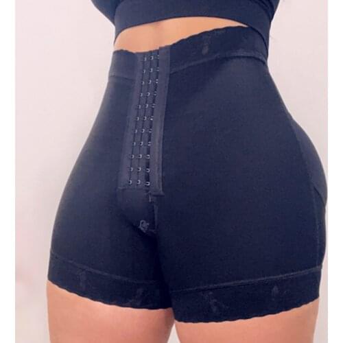 Womens Three-Breasted Elastic Hip Skims kim Safety Pants Butt Lifter Shaper Waist Trainer BBL Post Op Surgery Supplies