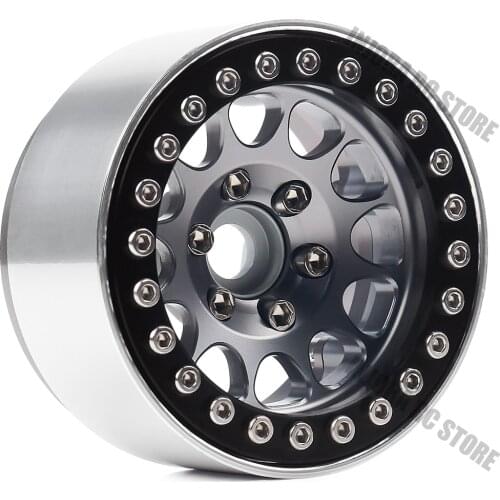 4PCS Metal Alloy 1/10 RC Rock Crawler 1.9" Wheel BEADLOCK Rim for Traxxas TRX-4 Axial SCX10 AXI03007 Tamiya CC01 D90