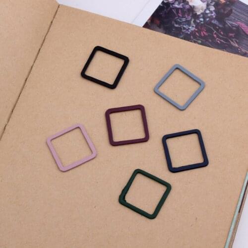 Free shipping 10pcs 18*18MM Rubber Enamel Alloy Square Floaitng Charms Pendant Fit Girls Fashion DIY Necklace Ornament Earrings