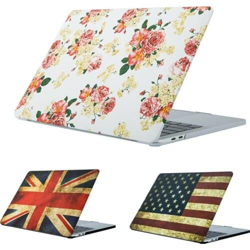 Laptop Case for Apple MacBook Air Pro Retina 11 12 13 15 Marble Flag Cover for Mac Book New Pro 13.3 15.4 inch Touch Bar Bag