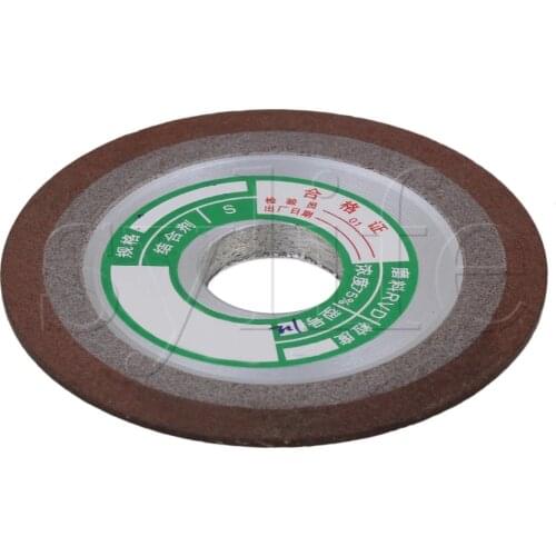 75mm Dia One Tapered Side Plain Resin Diamond Grinding Wheel Cutter Grinder