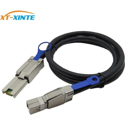 SAS SATA Cable SFF 8088 External Mini SAS to Mini SAS High Density HD SFF 8644 Data Cable for Server 1M 2M