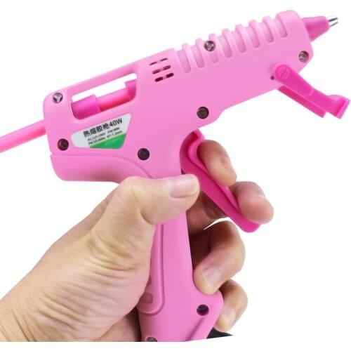 LAOA Hot melt glue gun 30/40/60/80/100W hand-made household electric stick glue strip 7-11mm