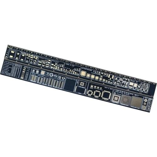 【AH ROBOT】30cm Multifunctional PCB Ruler EDA Measuring Tool Chip IC Electronic Engineers PCB Protractor For Geeks Makers Refere