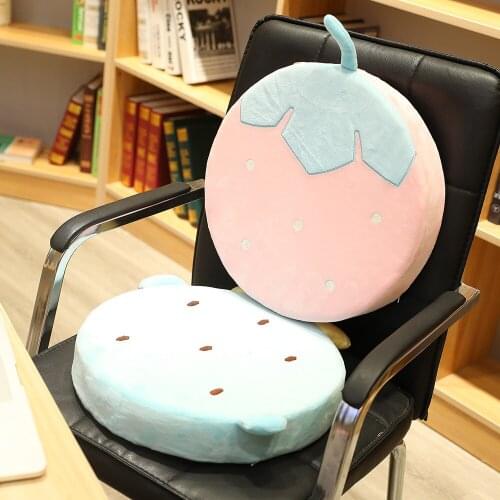 Cartoon Seat Cushion PE Foam Round Shaped Relieve Fatigue Restaurant Office Car Chairs Relieve Tailbone Chair Cushion Comfort