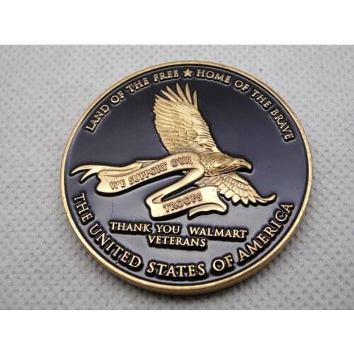 Cheap Custom Gold plating coin low price American Eagle coins hot sales Military gold plated coins Factory Outlet coins FH810216