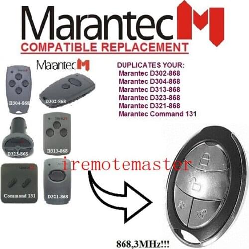 After market MARANTEC Command 131 D302-868,D304-868,D313-868,D323-868,D321remote control 868mhz beautiful