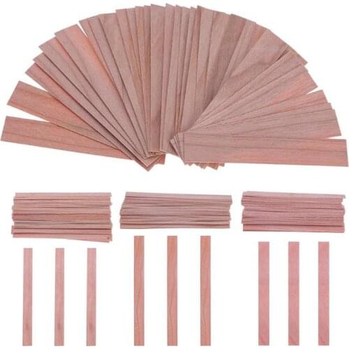 50Pcs Wooden Candles Core for Candles Soy or Palm Wax Candle Making Supplies DIY Candle Making Pick