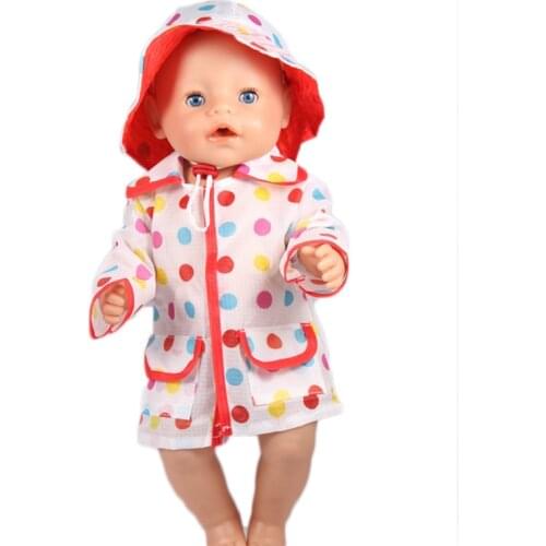 Hat + Clothes Wear fit 43cm ,18" doll clothes, Children best Birthday Gift b849