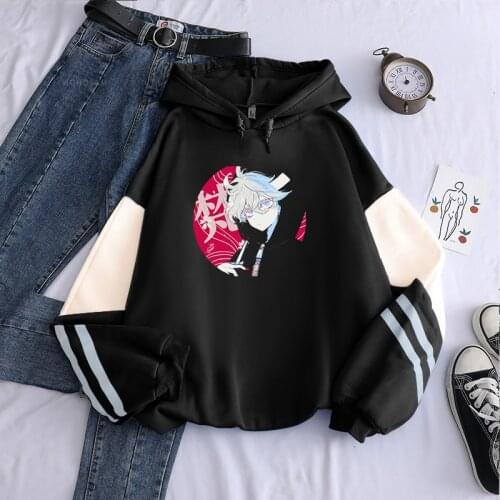 Gothic Boy Chifuyu Matsuno Tokyo Revengers Anime Harajuku Hoodies Kawaii Cartoon Graffiti Clothes Unisex Long Sleeve Sweatshirts
