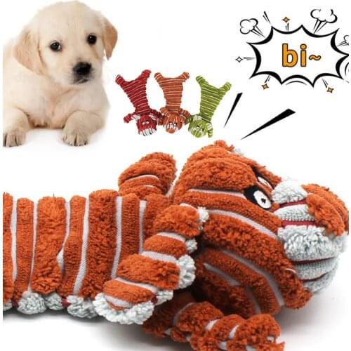 Corduroy Dog Toys for Small Large Dogs Animal Shape Plush Pet Puppy Squeaky Chew Bite Resistant Toy Pets Accessories Supplies