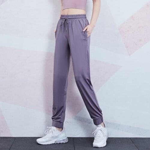 Vansydical Sweatpants Women Loose Running Trousers Reflective Training Workout Outdoors Slacks Female Yoga Pants Drawstring
