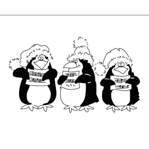 10x8 penguin New Transparent Clear Rubber Stamp Sheet Cling Scrapbooking Photo Album PaperCard DIY Craft