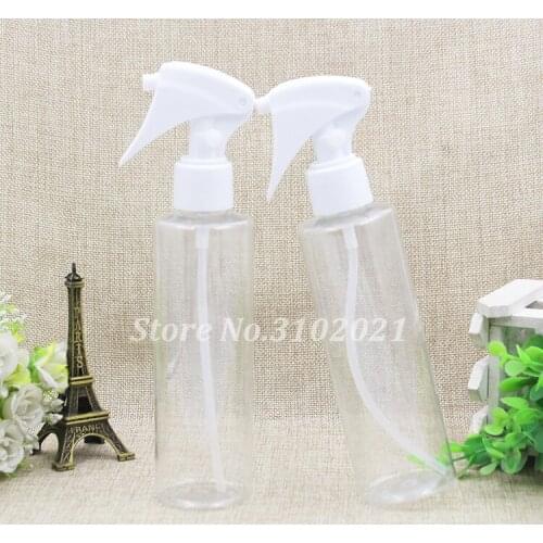 2/10pcs Clear Plastic Spray Bottle with White Trigger Sprayer Atomizer Empty 200ML Water Sub-bottling DIY Refillable Container