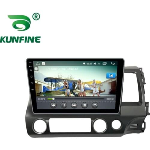 Octa Core Android 10.0 Car DVD GPS Navigation Player Deckless Car Stereo For Honda Civic 2006-2011RHD Radio Device Headunit WIFI