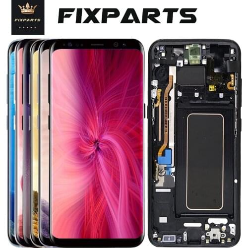 Original Work S8 LCD Screen For Samsung S8 S8 Plus G950 G955 Lcd Display Touch Screen Digitizer Assembly Phone With Burn Shadow