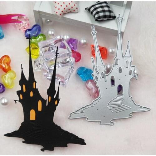Halloween ghost castle metal cutting mold scrapbook 2019 new DIY scrapbook decoration album card embossing DIY paper card