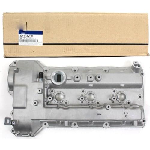 Engine Valve Cover LEFT For 2006-2012 Hyundai Veracruz Azera Sonata Santa Fe Entourage Kia Sedona 3.3L 3.8L V6 OEM 224103C110