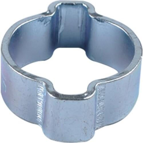 Lot80 Steel Double Ear Crimp O Clips Air Fuel Hose Pipe Clamps Size 6 SIZE