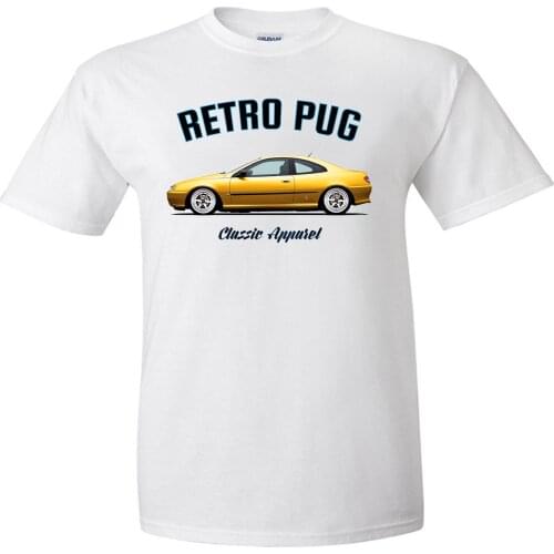 New High Quality 2019 Short Sleeves French Classic Car Fans 406 Coupe T-Shirt. Classic Car. Modified. Pininfarina. T Shirts