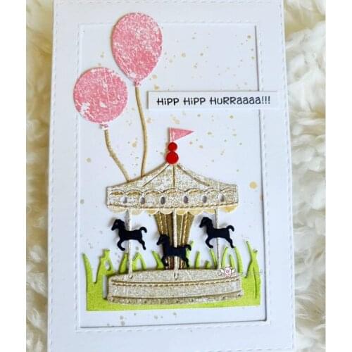 New Carousel decoration metal Cutting Dies Stencils DIY Scrapbooking Paper/photo Cards Embossing Dies
