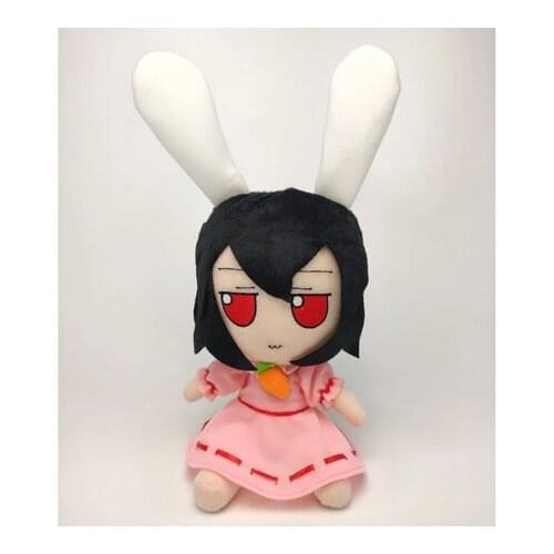 New Anime TouHou Project Tewi Inaba Fumo Cosplay Cute Plush Stuffed Rabbit Doll Throw Pillow Sitting Toy Boy Girl Xmas Gift
