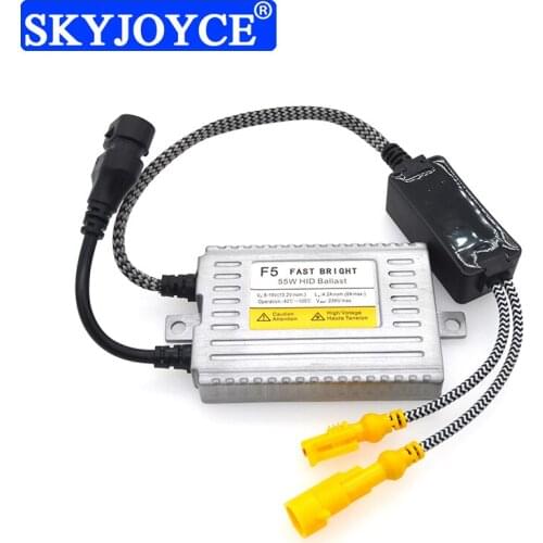 SKYJOYCE 20PCS/Lot Original DLT F5 Ballast 55W Xenon HID Slim Digital Ballast Reactor For AC 55W Fast Bright Xenon Headlight Kit