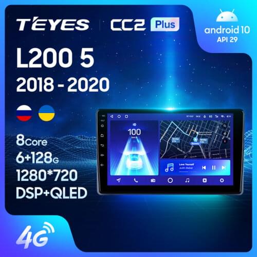 TEYES CC2L CC2 Plus For Mitsubishi L200 5 2018 - 2020 Car Radio Multimedia Video Player Navigation GPS Android No 2din 2 din dvd
