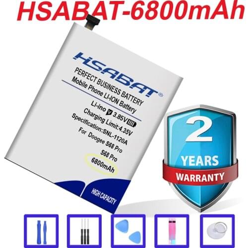 Top Brand BAT19M116300 100% New 6800mAh Battery for DOOGEE S68 Pro in stock