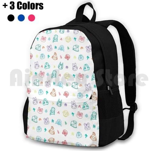 Animal Pattern Outdoor Hiking Backpack Waterproof Camping Travel Animal Hot Topic Animal Graphic Animal Top Animal Animal