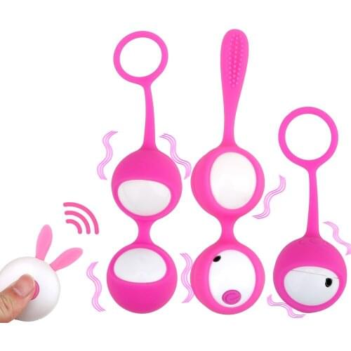12 Speeds Ben Wa Ball Vaginal Ball Vagina Tighten Exercise Sex Toys for Women Geisha Ball Smart Kegel Ball Vibrator