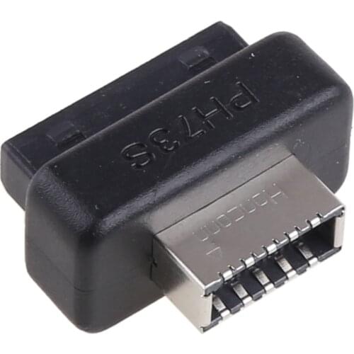 K92F Motherboard Vertical USB 3.1 Front Panel Socket Type-E 19Pin to USB 3.0 20Pin Header Adapter