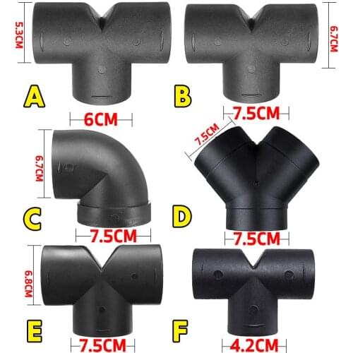 Air Vent Outlet Car Heater Ducting T L Y Piece Elbow Pipe Exhaust Connector For Webasto Eberspaecher Diesel Parking Heater