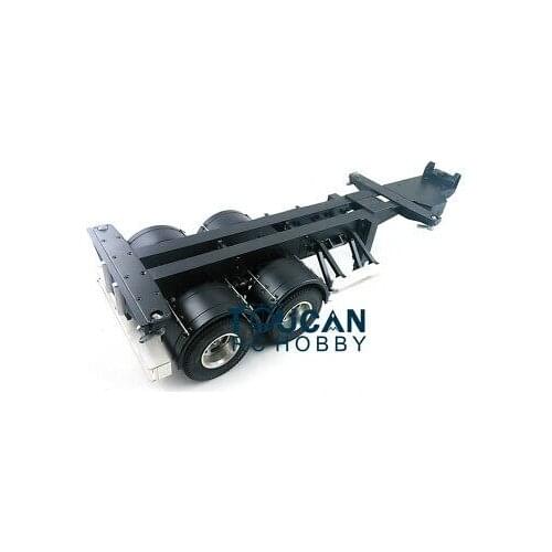 1/14 DIY Hercules Model 20Feet Metal Chassis Trailer for RC Tamiya Tractor Truck TH01046-SMT4