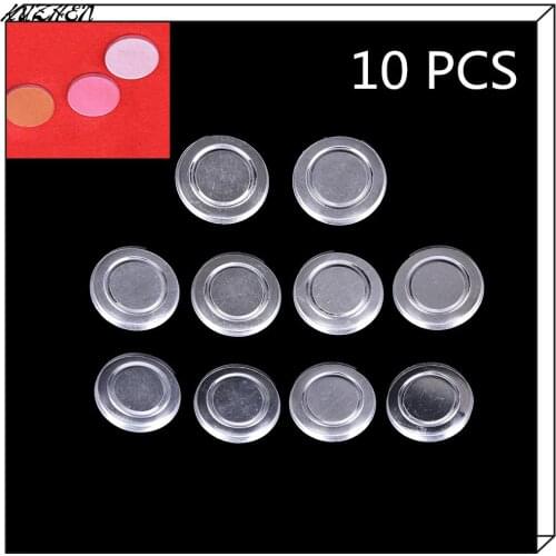 10Pcs 26.5mm Empty Aluminum Cases DIY Cosmetic Pans For Eyeshadow Makeup Tool Fashion Container Pans Palette Case