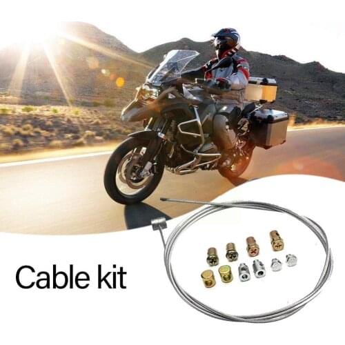 100cm Motorcycle Emergency Throttle Cable Brake Clutch Repair Kit Cable for YAMAHA KAWASAKI /HONDA C1M4