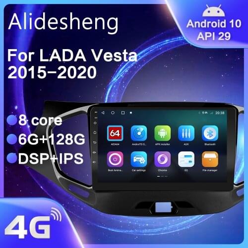 Android 10.0 DSP Car Radio Video Audio Player 8 core multimedia Navigation For LADA Vesta 2015 2016 2017 2018 2019 2020