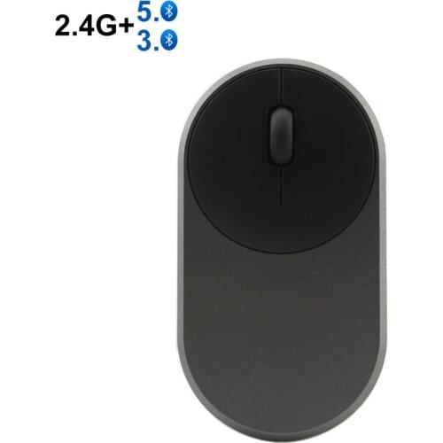 Wireless Bluetooth Mouse Portable Optical 5.0/3.0 RF 2.4GHz Dual Three Mode Connect For Laptop PC BT Gaming Office Silent Mouse