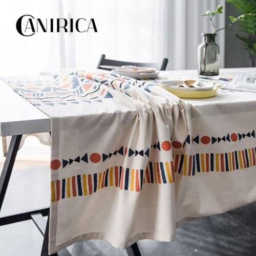 CANIRICA Linen Tablecloths On The Table