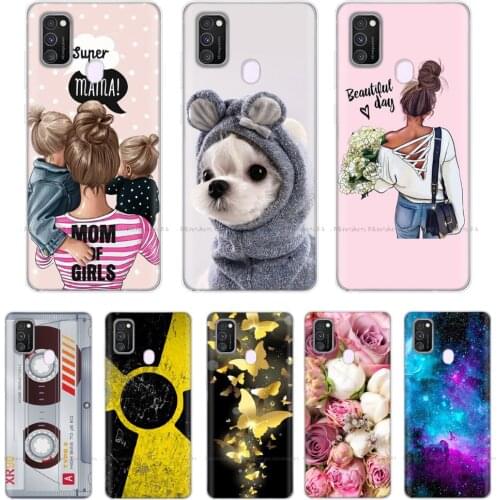 For Samsung M31 Case M315 Silicone Soft TPU Cartoon Cover for Samsung Galaxy A51 A515 A71 M31 Phone Cover Cases Coque Shell Mask