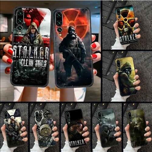 Stalker Clear Sky Game Phone case For Huawei P Mate P10 P20 P30 P40 10 20 Smart Z Pro Lite 2019 black 3D funda trend shell