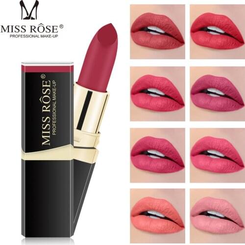 Hot Selling Poisoning Black Dark Chocolate Fog Matte Lipstick Coffee Brown Chestnut Brown Cocoa Makeup Cosmetic Gift for Women