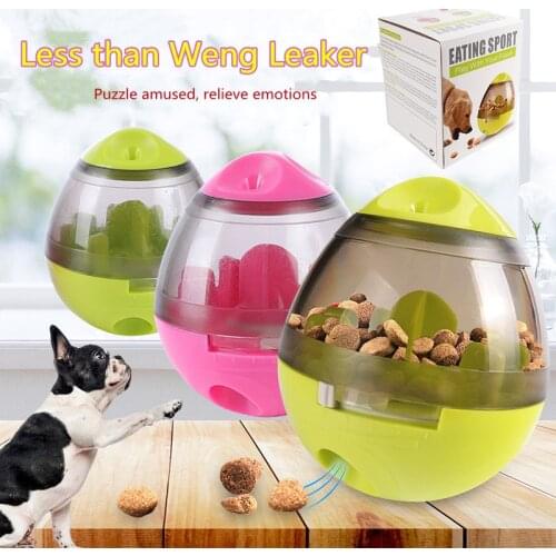 Pet dog pet toy, dog fun tumbler toy, leaky ball toy for dogs and cats, cats and dogs eat and play dual-purpose toys