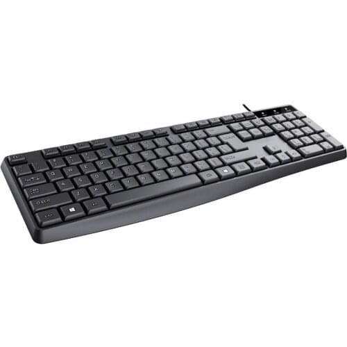 IMICE K-818 Backlight Keyboard Plug and Play Laser Engraving Tech Gadget Black Computer Keyboard with LED Light for Notebook