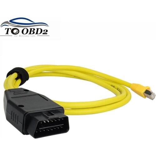 ENET ESYS 3.23.4 V50.3 Data Cable 16pin For BMW ENET Ethernet to OBD RJ45 Interface E-SYS ICOM Coding for F-serie Diagnostic
