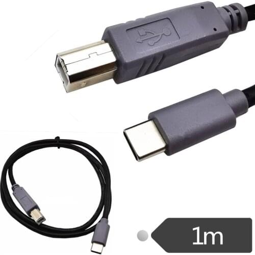 Type C to B male mouth print electronic piano cable Android phone OTG connect smart electric piano cable