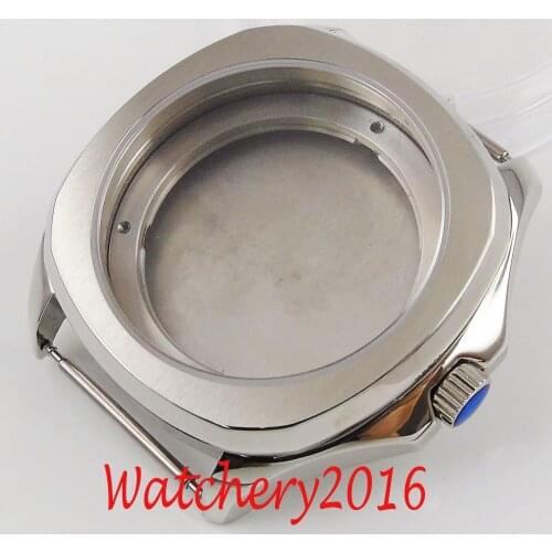 Luxury Automatic Watch Case Fit ETA 2836 MIYOTA 8215 Movement Sapphire Glass