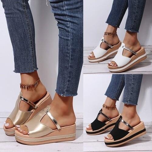 Shoes Woman Sandals Summer Platform Ladies Sandals For Women 2021 Female Waterproof Wedge Fashion Sandles