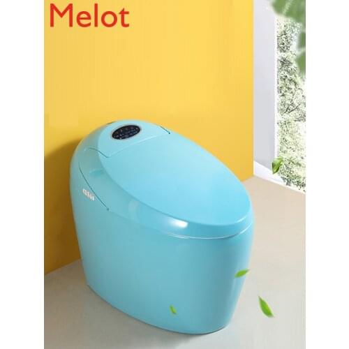 Creative egg color toilet remote control automatic flushing and drying seat electric integrated intelligent toilet