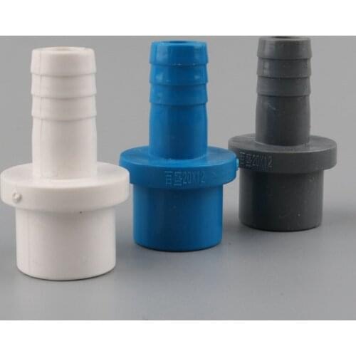 4Pcs 20Mm to 8/10/12/16 mm Hose Connector Quick Connector Hard Tube Plastic Pagoda Joint Pvc Pipe Adapter For Garden Irrigation